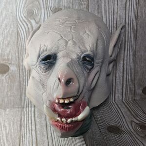 Vintage Man Pig Halloween Mask Adult Boar Scary Made in Sri Lanka Horror Scary